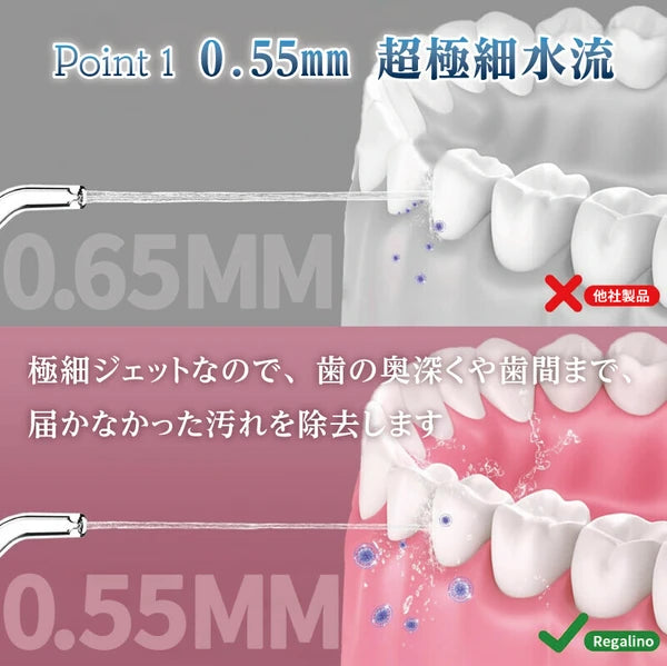 日本JP直送 Regalino 口袋口腔沖洗器噴射沖洗器,白色{10月30截單;預計10-14 工作天發貨}