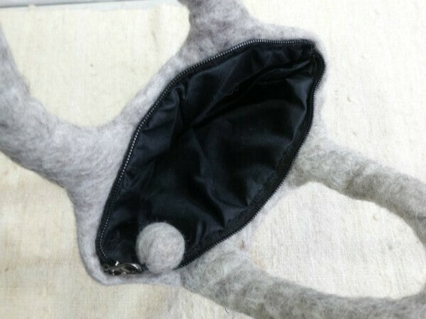 日本JP 直 送 毛氈黑貓手提袋{11月30截單;預計10-14工作天發貨}