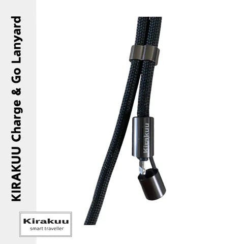 Kirakuu 充電手機繩|多用途頸繩手機帶|USB充電線 {8月2截單;預計10-14 工作天發貨}