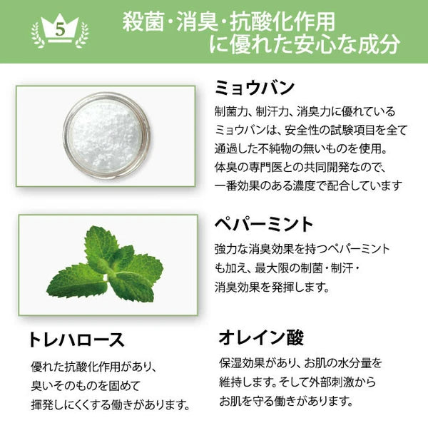 日本JP直送 藥用DEO35PLUS+止汗劑,適用於體味、頭皮異味、中年油性體味及成人體味 {10月30截單;預計10-14 工作天發貨}