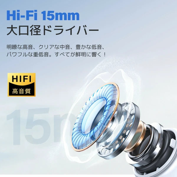 日本JP直送 無線藍牙 6.0 耳機,附 LCD 顯示器、降噪、入耳式耳機、LCD 觸控螢幕 {10月30截單;預計10-14 工作天發貨}