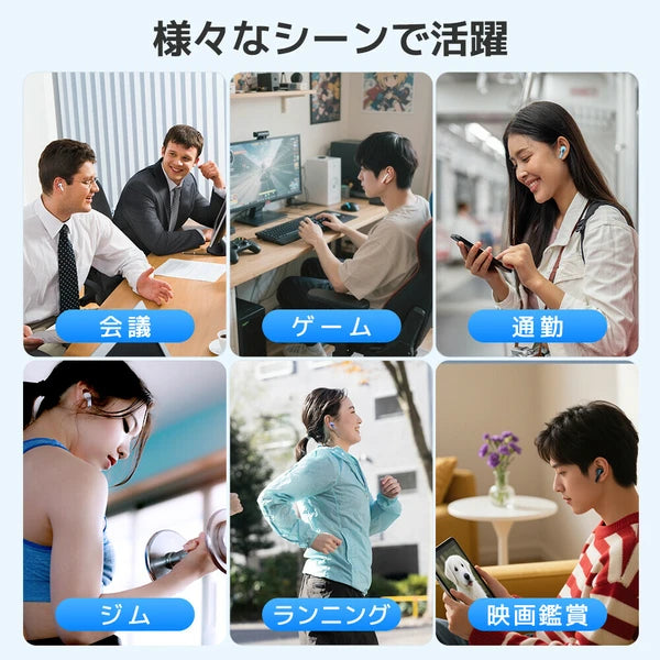 日本JP直送 無線藍牙 6.0 耳機,附 LCD 顯示器、降噪、入耳式耳機、LCD 觸控螢幕 {10月30截單;預計10-14 工作天發貨}