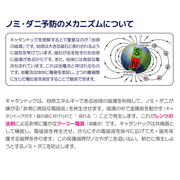 日本JP直送 無藥驅蟲! CatanDog 為狗、貓和寵物提供跳蚤和蜱蟲預防服務。安全無害{10月30截單;預計10-14工作天發貨}
