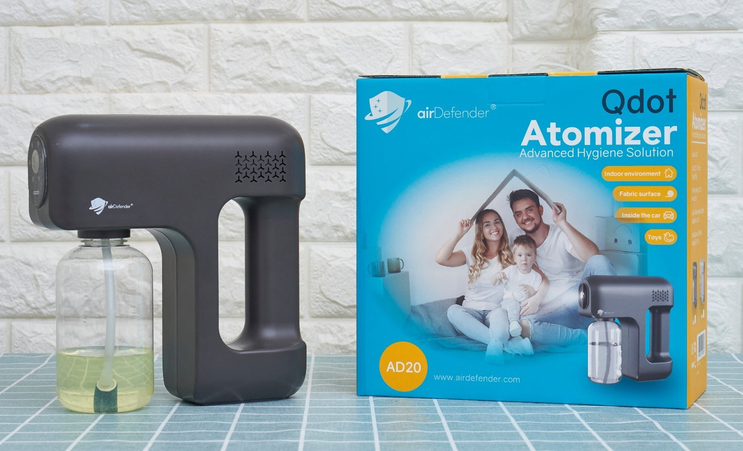 airDefender無線量子點DIY防疫法寶|自己防疫自己做|DIY|手提霧化槍 {1月31截單;預計10-14工作天發貨}