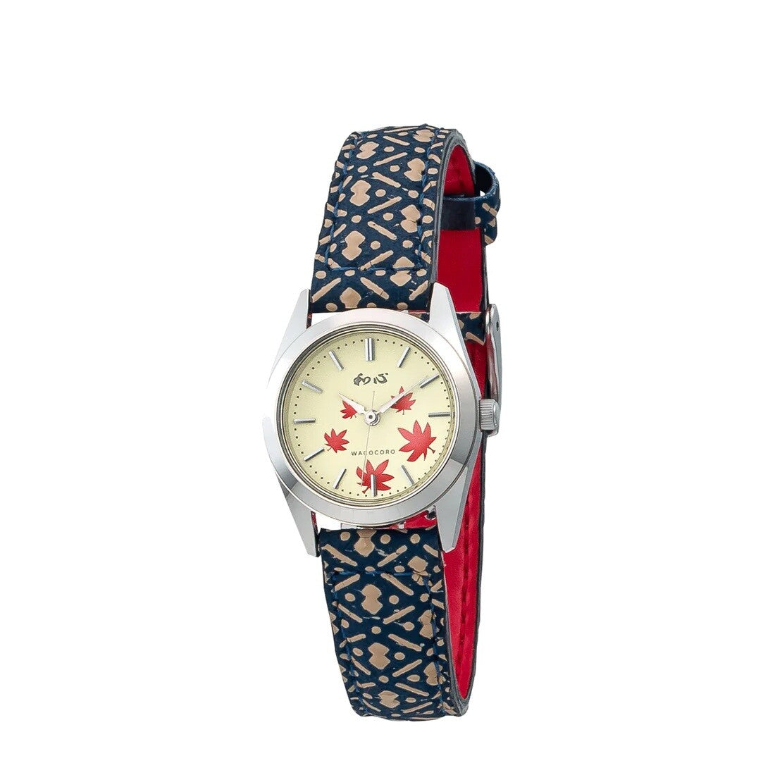 日本JP直送 日本製造 Wakokoro 三針 Uda Inden 圓形手錶 {11月30截單;預計10-14工作天發貨}