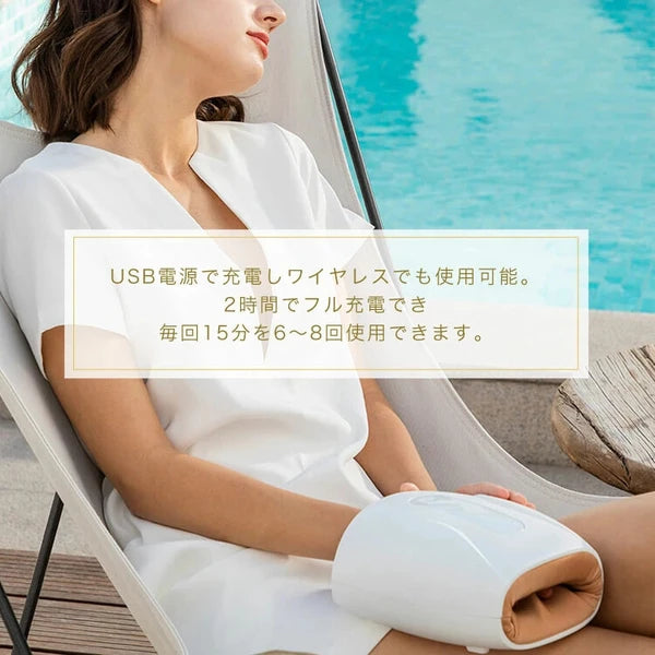 日本JP直送手部護理無線 USB 便攜式針灸壓力指壓手部清新緊湊型{10月30截單;預計10-14 工作天發貨}
