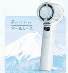 日本JP直送 緊湊型手持式冷卻風扇,帶顯示屏,100 種設置,超高風量,輕巧,緊湊,Type-C,持久冷卻 {10月30截單;預計10-14 工作天發貨}