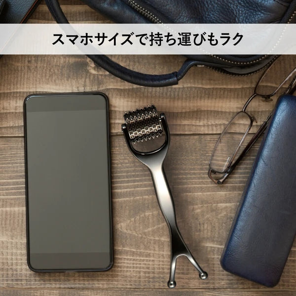 日本JP直送 導熱頭皮滾輪 黑色(頭皮護理 {10月30截單;預計10-14 工作天發貨}