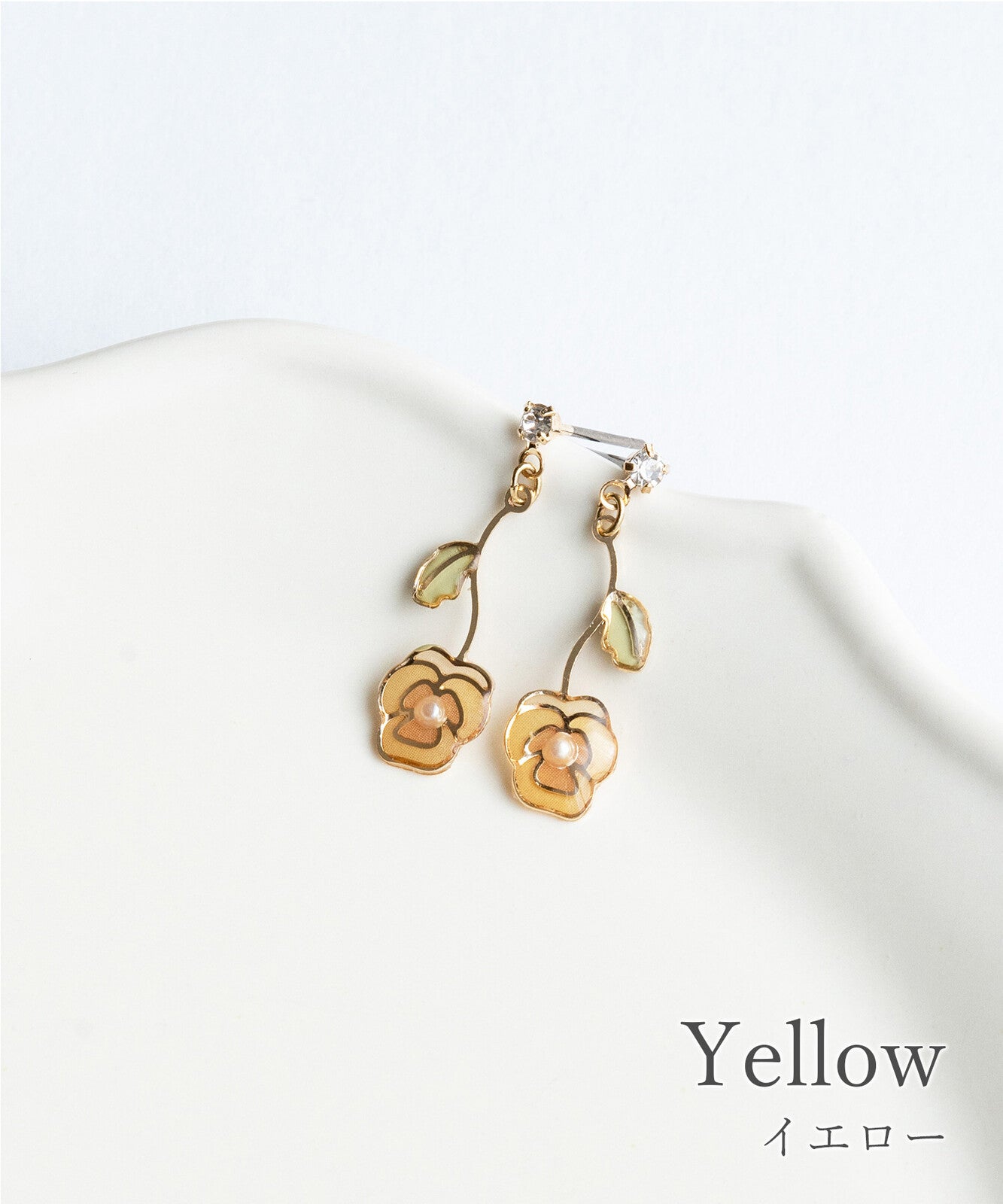 【日本製】搖擺三色堇耳環{11月30截單;預計10-14工作天發貨}