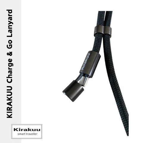 Kirakuu 充電手機繩|多用途頸繩手機帶|USB充電線 {8月2截單;預計10-14 工作天發貨}