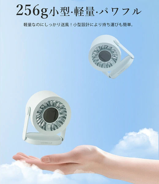 日本JP直送檯扇 PRO 桌上型超大風量頸扇 桌上型小風扇 USB 方便攜帶送 {10月30截單;預計10-14 工作天發貨}