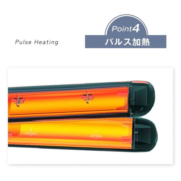 日本JP直送 最新版本快速加熱直髮器,直髮器,溫度調節,熨斗,頭髮,負離子,陶瓷塗層 {10月30截單;預計10-14 工作天發貨}