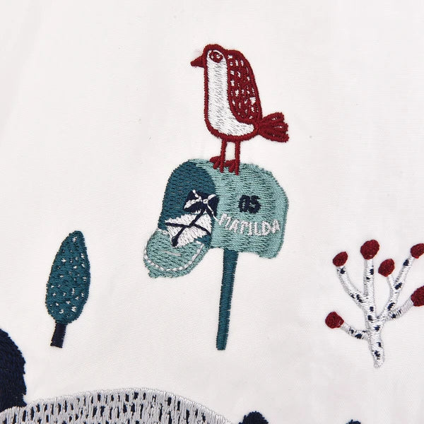 ((現貨))日本防水刺繡洗滌袋 M Size Matilda's Pattern Cat