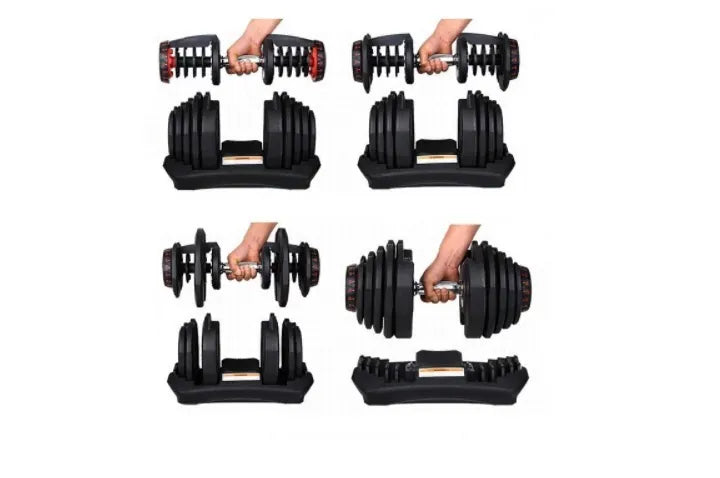 accion 3秒極速換重家用啞鈴|2個重量選擇24kg / 40kg |速換重量設計|轉盤旋轉輕鬆調節 (請獨立購買不設夾其他產品) {1月31截單;預計10-14工作天發貨｝