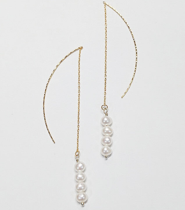 [日本製] 淡水珍珠耳環｛11月30截單;預計10-14工作天發貨｝