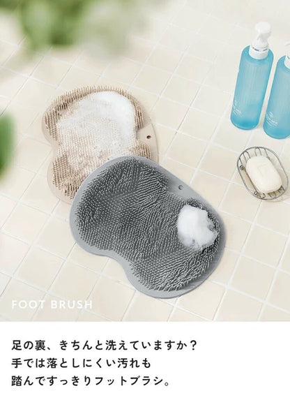 日本JP直送  腳刷洗腳墊 {10月30截單;預計10-14 工作天發貨｝
