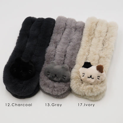 日本JP 直送   2025秋冬新款圍巾：再生環保貓毛披肩  {1月31截單;預計10-14工作天發貨｝