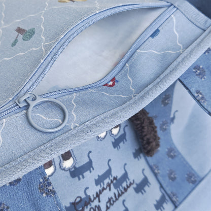 日本JP 直 送   Matilda 附蓋小號手提包（貓咪圖案）{11月30截單;預計10-14工作天發貨｝