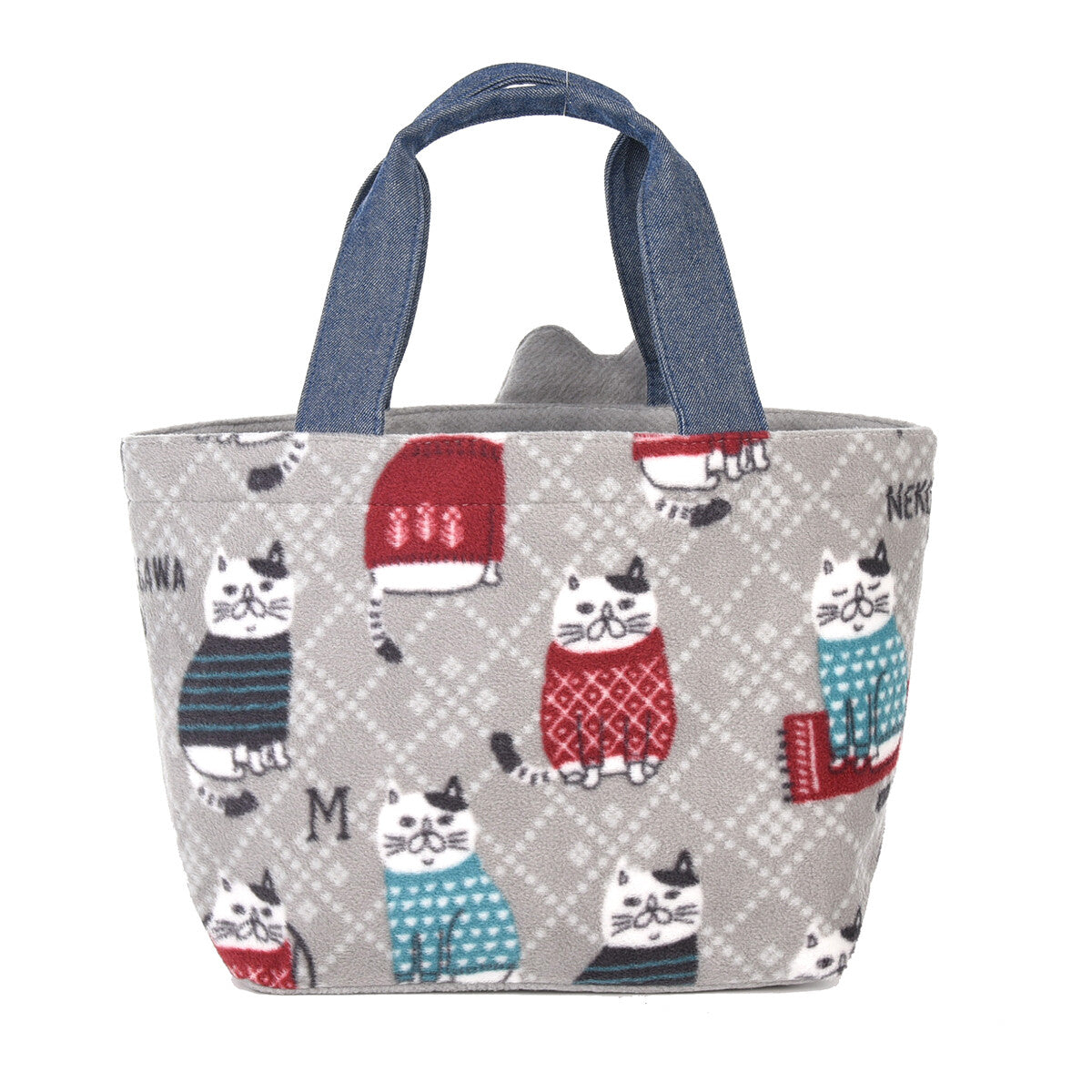 日本JP 直 送  Nekozegawa 羊毛 Hami 口袋包 貓{11月30截單;預計10-14工作天發貨｝