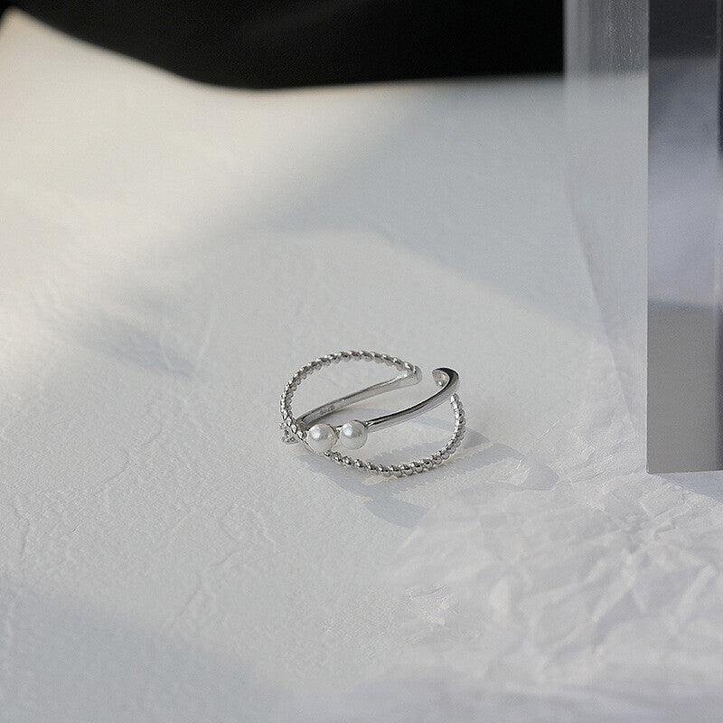 韓國戒指，均碼，925鍍銀，S925戒指，925銀｛11月30截單;預計10-14工作天發貨｝