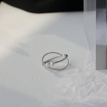 韓國戒指，均碼，925鍍銀，S925戒指，925銀｛11月30截單;預計10-14工作天發貨｝