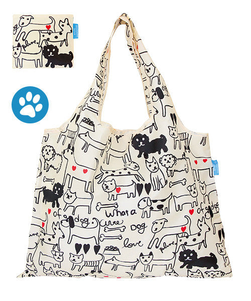 日本JP直送   「貓Dog」購物袋[Designers Japan]      {6月14截單;預計10-14 工作天發貨}