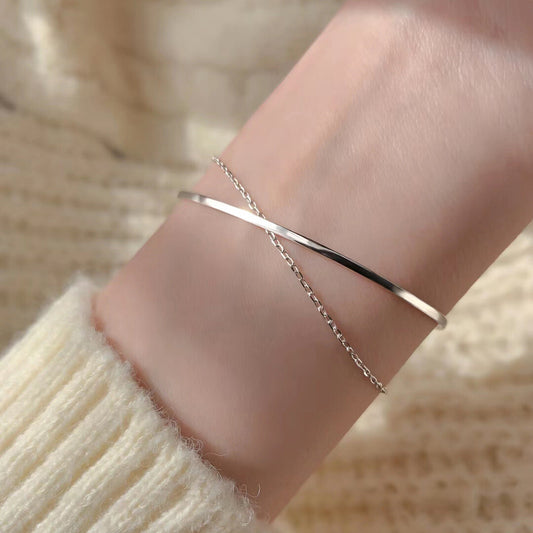 韓國女手鍊，925銀手鍊，銀手鍊｛11月30截單;預計10-14工作天發貨｝