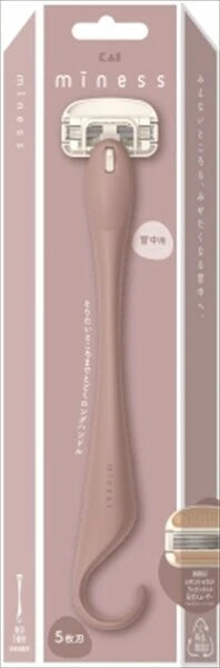 日本JP直送 MINESS 背部刮鬍刀 [女士刮鬍刀] {10月30截單;預計10-14 工作天發貨}