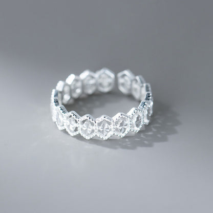 韓國戒指，均碼，925鍍銀，S925戒指，925銀　{11月30截單;預計10-14工作天發貨｝