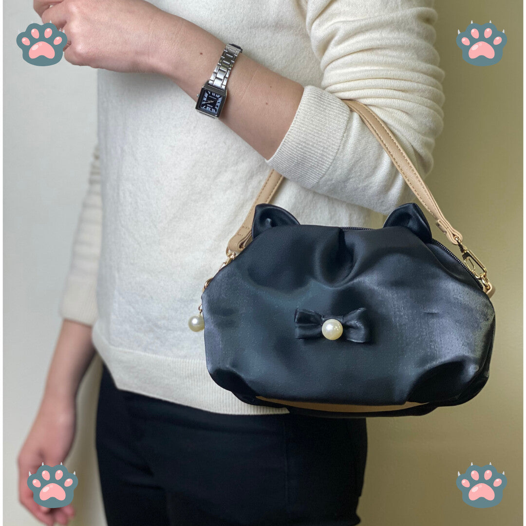 日本JP 直送  【2025新品】貓形兩用收納包{11月30截單;預計10-14工作天發貨｝