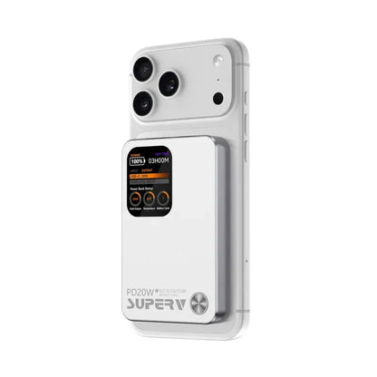 「蘋果家族充電器」 - SUPERV 3C QR 認證 20W 10000mAh 實時溫度監測移動電源【9/20 截單，預計 :9月尾至10月中發貨】