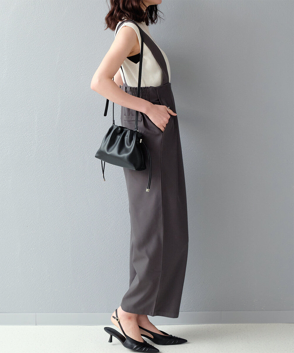 日本JP直送 【2025新品♪】後背帶設計工裝褲{11月30截單;預計10-14工作天發貨｝