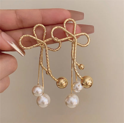 曰本JP直送  熱門復古金屬線耳環“2025新品”  {11月30截單;預計10-14工作天發貨｝