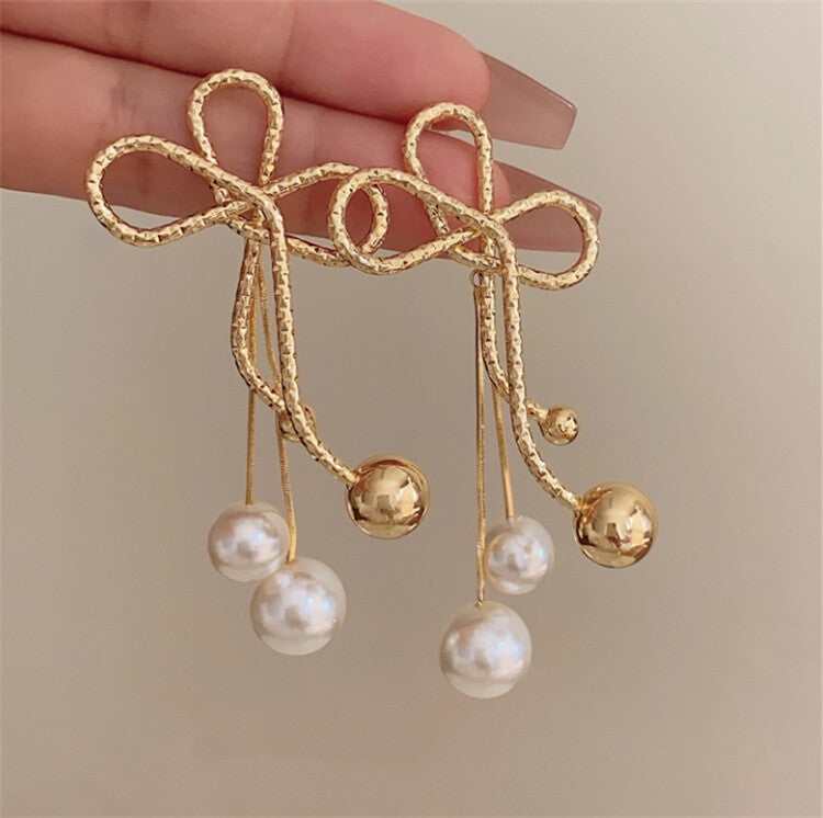 曰本JP直送  熱門復古金屬線耳環“2025新品”  {11月30截單;預計10-14工作天發貨｝