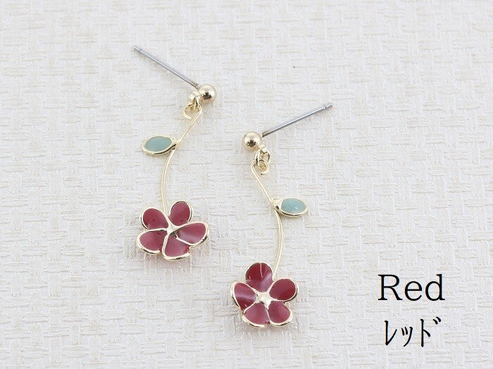 曰本JP直送  [鈦金耳環] 小花朵耳環｛11月30截單;預計10-14工作天發貨｝