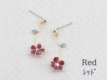 曰本JP直送  [鈦金耳環] 小花朵耳環｛11月30截單;預計10-14工作天發貨｝