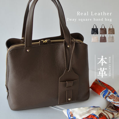 日本JP直送 ［人氣經典] 真皮牛皮托特包｛11月30截單;預計10-14 工作天發貨｝