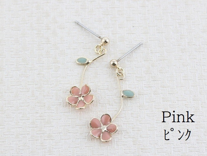 曰本JP直送  [鈦金耳環] 小花朵耳環｛11月30截單;預計10-14工作天發貨｝