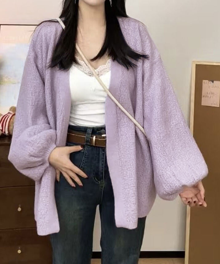 日本JP直送  開襟衫《無扣針織開襟衫，6色可選》 {11月30截單;預計10-14工作天發貨｝