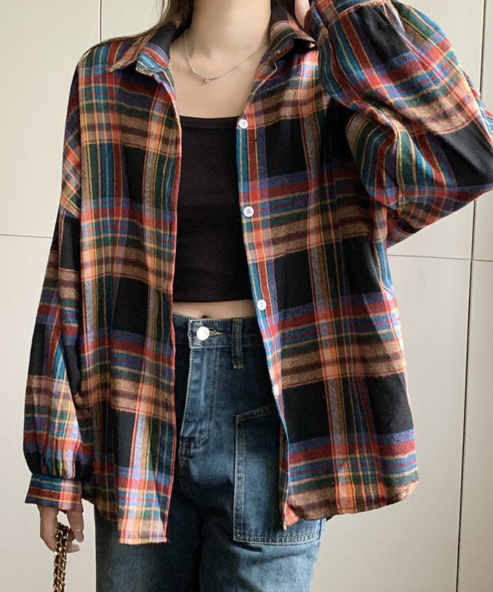 日本JP直送  襯衫《法式格紋襯衫，7色可選》{11月30截單;預計10-14工作天發貨｝