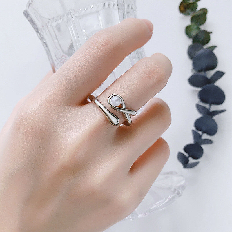 韓國戒指，均碼，925鍍銀，S925戒指，925銀｛11月30截單;預計10-14工作天發貨｝