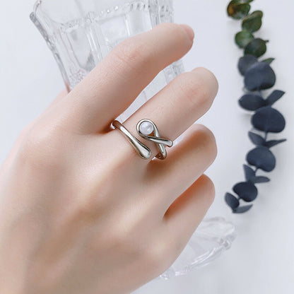 韓國戒指，均碼，925鍍銀，S925戒指，925銀｛11月30截單;預計10-14工作天發貨｝