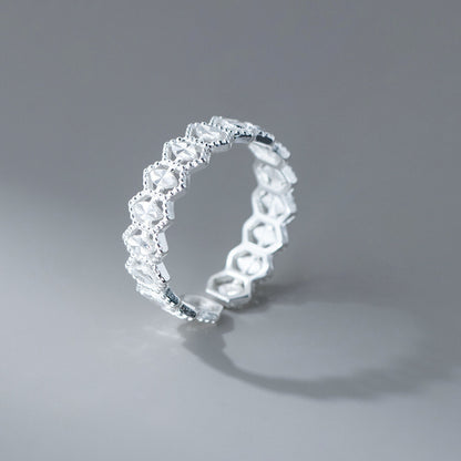 韓國戒指，均碼，925鍍銀，S925戒指，925銀　{11月30截單;預計10-14工作天發貨｝