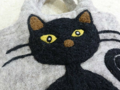 日本JP 直 送  毛氈黑貓手提袋{11月30截單;預計10-14工作天發貨｝