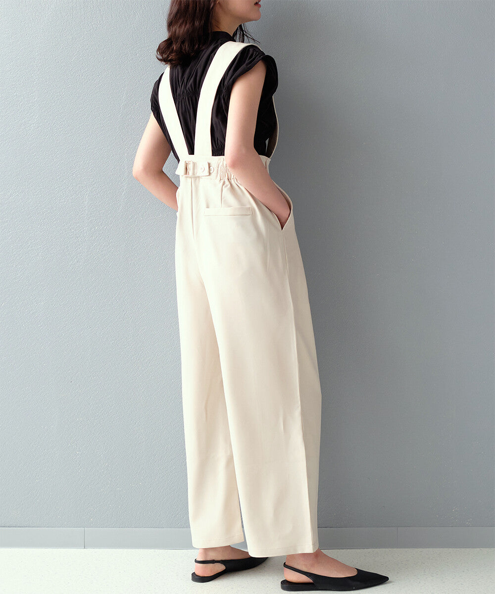 日本JP直送 【2025新品♪】後背帶設計工裝褲{11月30截單;預計10-14工作天發貨｝