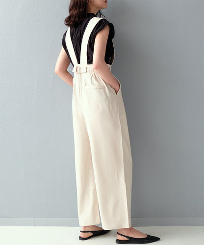 日本JP直送 【2025新品♪】後背帶設計工裝褲{11月30截單;預計10-14工作天發貨｝