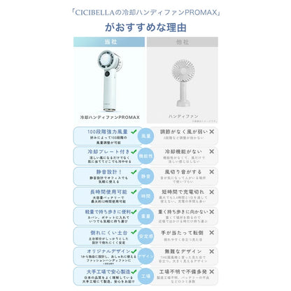 日本JP直送 冷卻手持風扇 PROMAX 2025 {10月30截單;預計10-14 工作天發貨}