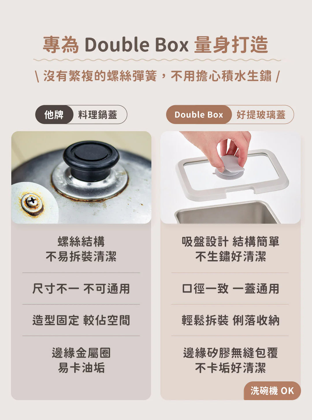 𝗗𝗼𝘂𝗯𝗹𝗲 𝗕𝗼𝘅 好煮盒|保鮮、料理、上桌，輕而易舉        {8月2截單;預計10-14 工作天發貨}