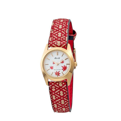 日本JP直送 日本製造 Wakokoro 三針 Uda Inden 圓形手錶    {11月30截單;預計10-14工作天發貨｝　