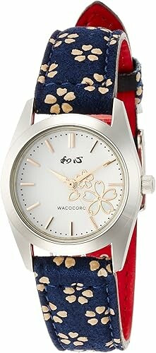 日本JP直送 日本製造 Wakokoro 三針 Uda Inden 圓形手錶    {11月30截單;預計10-14工作天發貨｝　